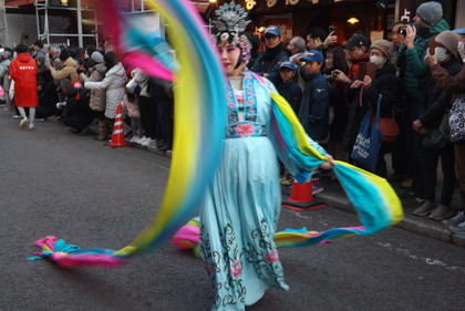 横浜中華街の祝舞遊行（２）